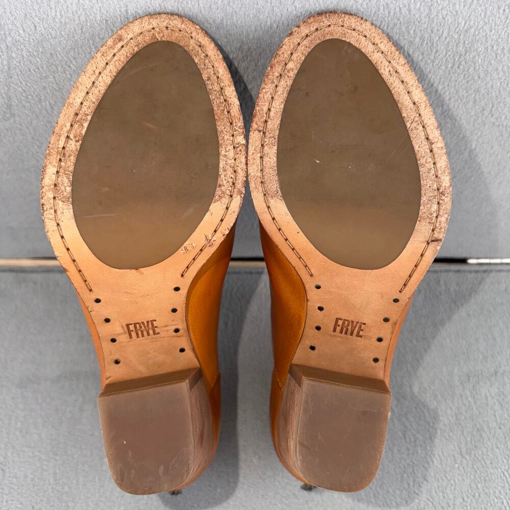 Frye Dani Leather Shooties Anthropologie Brown Leather Women’s Size 9M US - Picture 7 of 8